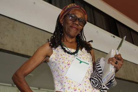 Osvaldina Rosalina dos Santos, membro da Coordenação Estadual de Mulheres Quilombolas do Piauí