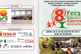SDR apoia 8ª Feira de Agricultura Familiar  "Sabores e Saberes" de União