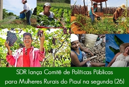 SDR lança Comitê de Políticas Públicas para Mulheres Rurais do Piauí na segunda (26)