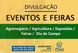 Feiras da Agricultura Familiar - Calendário de 28 a 01 de maio