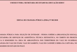 CHAMADA PÚBLICA - ASSISTÊNCIA TÉCNICA - PVSA