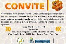 Governo promove evento para preservação do ambiente apícola