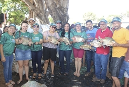 Último dia do festival em Esperantina é marcado por entrega de peixes