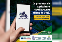 Produtos da agricultura familiar serão comercializados pelo Piauí Delivery